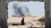 Smoke rises following Israeli strikes, in Khan Younis in the southern Gaza Strip, Aug. 8, 2024. 