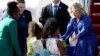 First lady of the United States Jill Biden arrives in Nairobi, Kenya, for three-day visit to the country, Feb. 24, 2023.