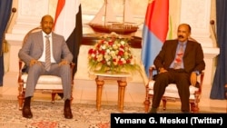 የሱዳን ሠራዊት አዛዥ ጀኔራል አብደል ፋታህ አል ቡርሃን፣ የኤርትራ ፕሬዝደንት ኢሳያስ አፈወርቂ