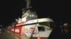 The ship belonging to the Open Arms aid group is seen docked as it prepares to ferry some 200 tonnes of rice and flour directly to Gaza, at Larnaca harbor, Cyprus, on March 8, 2024. 