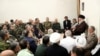 Iran's Supreme Leader Ayatollah Ali Khamenei speaks during a meeting with the commanders of the Iranian armed forces in Tehran, Iran April 21, 2024. Office of the Iranian Supreme Leader (West Asia News Agency/Handout via Reuters) 