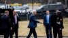 President Joe Biden leaves Walter Reed National Military Medical Center in Bethesda, Md., Feb. 16, 2023. The results of the 80-year-old's annual health exam, released the same day, describe him as "healthy" and "fit to successfully execute the duties of the Presidency."