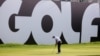 FILE - England's Sam Horsfield putts during the second round of the inaugural LIV Golf Invitational at Centurion Club, Hemel Hempstead, Britain, June 10, 2022. 