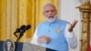 India's Prime Minister Narendra Modi speaks during a news conference with President Joe Biden in the East Room of the White House, June 22, 2023, in Washington.