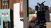 FILE - An earlier version of Boston Dynamics' Atlas robot opens a door during the Defense Advanced Research Projects Agency (DARPA) Robotic Challenge in Pomona, California, June 6, 2015. 