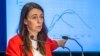 New Zealand Prime Minister Jacinda Ardern gestures during a press conference at parliament, in Wellington, New Zealand, March 23, 2022. New Zealand will remove many pandemic mandates over the next two weeks.