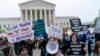 Avortement: manifestations après une fuite à la Cour suprême des Etats-Unis