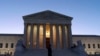 The U. S. Supreme Court is seen on a sunrise on Capitol Hill, in Washington, Monday, March 21, 2022.