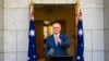 Australian Prime Minister Scott Morrison gestures during a news conference at Parliament House in Canberra, Australia, April 10, 2022. Morrison has been accused of diplomatic incompetence over his government’s failure to stop an agreement between Solomon Islands and China.