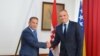 Osman Mehmedagić, direktor Obavještajno-sigurnosne agencije BiH i Daniel Markić, direktot Sigurnosno-obavještajne agencije Hrvatske, Sarajevo, 27. septembar 2017.