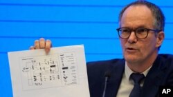 Faayilii - Bakka bu'aa WHO akkaataa tamsa'ina COVID-19 oggaa ibsan, Wuhaan, Chaayinaa Feb. 9, 2021.