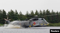 Гелікоптер Sea King використовуваний морською піхотою Канади. Світлина 4 липня 2011 р.