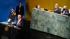 President Joe Biden addresses the 77th session of the U.N. General Assembly, Sept. 21, 2022, at U.N. headquarters in New York. 