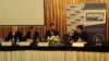 Učesnici konferencije "Medijske slobode i autorska prava", koja je u organizaciji Nezavisnog udruženja novinara Srbije, OEBS-a i organizacije Civil Rights Defenders održana u beogradskom Hotelu M, 29. januara 2019.