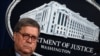 FILE -- U.S. Attorney General William Barr at the Department of Justice in Washington, D.C., Jan. 13, 2020.
