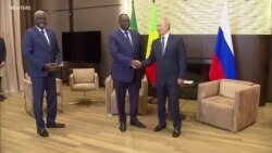 Accueil chaleureux de Vladimir Poutine à Macky Sall à Sotchi