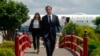 U.S. Secretary of State Antony Blinken prepares to speak to the media before boarding his airplane at Yokota Air Base on the outskirts of Tokyo, July 11, 2022. Blinken arrived in Tokyo to offer condolences in the wake of the assassination of former Prime Minister Shinzo Abe. 