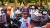Shugaba Buhari yana ganawa da manema labarai bayan da aka kammala Sallar Idi a Daura
