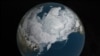 Arctic sea ice was at a record low wintertime maximum extent for the second straight year. At 5.607 million square miles, it is the lowest maximum extent in the satellite record. Credits: NASA Goddard's Scientific Visualization Studio/C. Starr
