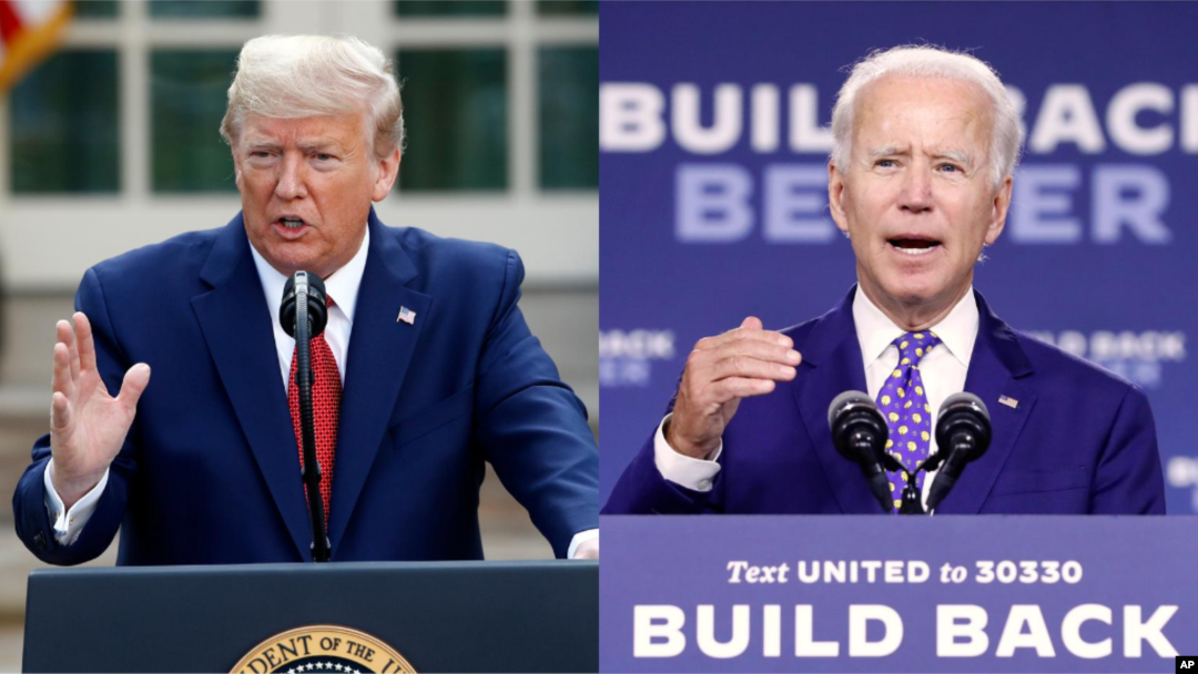 Trump and Biden 