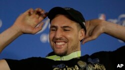 Klay Thompson, Oakland, Californie, USA, le 12 juin 2017