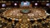 Arab leaders and head of delegations attend the 28th Ordinary Summit of the Arab League at the Dead Sea, Jordan, March 29, 2017. 