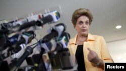 La presidente brésielienne Dilma Rousseff le 5 avril 2016. (Reuters/Adriano Machado)