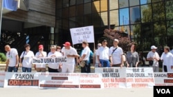 Protest pred Parlamentom FBiH