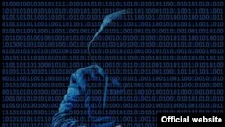 黑客网络袭击模拟图
