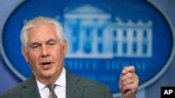 Rex Tillerson, Département d'Etat, Washington, le 20 novembre 2017.