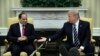 President Donald Trump meets with Egyptian President Abdel Fattah al-Sisi in the Oval Office of the White House in Washington, April, 3, 2017.