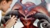 From Art to Aliens - Austrian Bodypainting Festival has Colorful Characters
