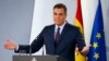 Le Premier ministre espagnol Pedro Sanchez, au Palais de la Moncloa à Madrid, en Espagne, le vendredi 15 février 2019. (AP Photo / Andrea Comas)