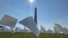 USA, Washington, art installation as an memorial for deceased of Covid 19