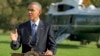 President Barack Obama speaks to the media about Ebola before leaving the White House en route to Wisconsin, Oct. 28, 2014.