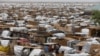 FILE - Huts and sheds are seen at an internally displaced persons (IDPs) camp in Borno, Nigeria, April 27, 2017.