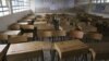FILE - General view of an empty classroom at St Mary Primary School in Nairobi, Kenya, Sept. 6, 2011, because of a teachers' national strike. 