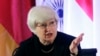 FILE - Janet Yellen answers a question from a participant at the International Monetary Conference in Shanghai, China.
