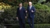 TOPSHOT - US President Joe Biden, right, and Chinese President Xi Jinping walk together after a meeting during the Asia-Pacific Economic Cooperation (APEC) Leaders' week in Woodside, California on Nov. 15, 2023.