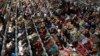 Members of the Afghan Loya Jirga are seated during the first day of the Loya Jirga, or the consultative council in Kabul, Afghanistan, April 29, 2019
