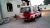 Image taken from video of ambulance passing by MSF hospital in Kunduz, Afghanistan. 