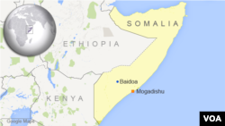 Baidoa, en Somalie (VOA)