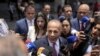Opposition politician Manuel Rosales speaks to the press as he leaves the Supreme Court in Caracas, Venezuela, Aug. 7, 2024. The country's high court is conducting an audit of the disputed, July 28 presidential election. 