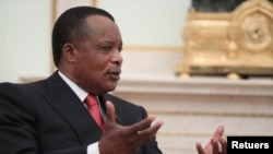 Rais wa Congo Denis Sassou N'Guesso 