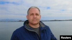 FILE - Paul Whelan, a U.S. citizen detained in Russia for suspected spying, appears in a photo provided by the Whelan family Jan. 1, 2019. Whelan holds several other citizenships. 
