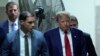 Former President Donald Trump returns to the courtroom after a break at Manhattan criminal court, April 30, 2024, in New York.