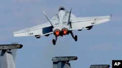 FILE -A U.S. Navy F/A-18 Super Hornet.