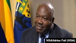 Le président Ali Bongo Ondimba du Gabon, à Washington, 31 mars 2016 (VOA/Idriss Fall)
