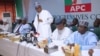Shugaba Buhari A Taron Shugabannin Jam’iyyar APC Inda Ya Bayyana Niyyarsa Na Sake Neman Wa'adin Shugabanci
