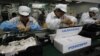 Dây chuyền lắp ráp tại nhà máy Foxconn.
